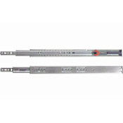 Knape and Vogt 4450 Series 14 Inch Full Extension Side Mount Ball Bearing Drawer Slide with 65 Lbs. Weight Capacity - 1 Pair Zinc