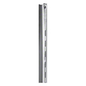 Knape and Vogt 83 Series 96" Tall Single Slot Heavy Duty Shelf Standard Anochrome