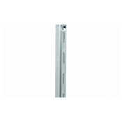 Knape and Vogt 87 Series 84" Single Slotted Track Heavy Duty Steel Shelf Standard Anochrome