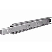 Knape and Vogt DuriSlide 22 Inch Full Extension Side Mount Ball Bearing Drawer Slide with 100 Lbs. Weight Capacity - 1 Pair Zinc