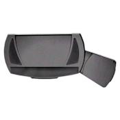 Knape and Vogt 23 Inch Wide Screw On Combo Keyboard and Swivel Mouse Tray Black