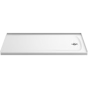 Kohler Ballast 60" Shower Receptor with Right Drain White