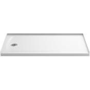 Kohler Ballast 60" Single Threshold Shower Base with Left Drain White