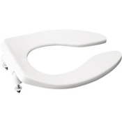 Kohler Lustra Elongated Open-Front Toilet Seat with Check Hinge White