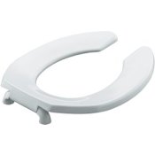 Kohler Lustra Round Open-Front Toilet Seat with Check Hinge White