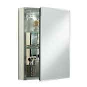 Kohler 20" x 26" Single Door Reversible Hinge Frameless Mirrored Medicine Cabinet Silver Aluminum