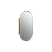 Kohler Verdera 20" x 40" Framed Single Door Medicine Cabinet Moderne Brushed Gold