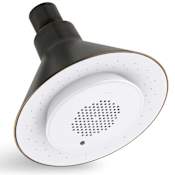 Kohler Moxie 2.5 GPM Single Function Shower Head with Removable Wireless Speaker Oil Rubbed Bronze (2BZ)