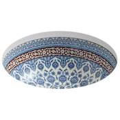 Kohler Artist Editions Marrakesh Design on Camber 6-7/8" x 16-1/8" Undercounter Bathroom Sink Biscuit