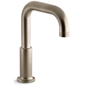 Kohler Purist Deck Mounted Roman Tub Filler - Less Handles Brushed Bronze
