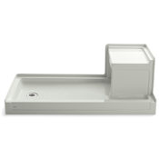 Kohler Tresham 60" x 32" Single Threshold Shower Receptor with Integral Seat and Left Hand Drain Dune