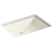 Kohler Ladena 23" Rectangular Undermount Bathroom Sink with Overflow Biscuit