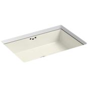 Kohler Kathryn 23-7/8" Rectangular Vitreous China Undermount Bathroom Sink with Overflow Biscuit