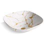 Kohler Aureus 16-3/4" Square Fireclay Semi-Recessed Bathroom Sink White