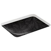 Kohler Sartorial Paisley 19-15/16" Rectangular Vitreous China Undermount Bathroom Sink with Overflow Black Black