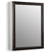 Kohler 20" x 26" Single Door Reversible Hinge Framed Mirrored Medicine Cabinet with Oil Rubbed Bronze Finish Oil Rubbed Bronze