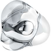 Kohler Landshapes by Daniel Arsham 3-3/4 Inch Triangular Cabinet Knob Clear