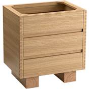 Kohler Landshapes by Daniel Arsham 31" Bathroom Vanity Cabinet Only - Less Vanity Top, Sink, and Hardware Stratified Oak