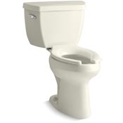 Kohler Highline Classic Two-Piece Elongated 1.6 GPF Toilet Biscuit
