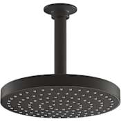 Kohler Awaken Round 8" Single Function 1.75 GPM Rainhead with MasterClean Sprayface Matte Black