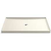 Kohler Rely 60" x 42" Shower Base with Single Threshold and 3-1/4" Center Drain Biscuit