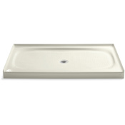 Kohler Salient 60" x 36" Shower Base with Single Threshold and Center Drain Biscuit