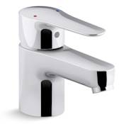Kohler July Single Hole Bathroom Faucet - Less Drain Assembly Polished Chrome