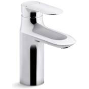 Kohler Kumin 1.2 GPM Single Hole Bathroom Faucet - Includes Pop-Up Drain Assembly Polished Chrome