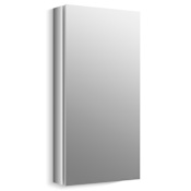 Kohler Verdera 15" x 30" Single Door Frameless Medicine Cabinet with Triple Mirror Design and Self-Close Hinges N/A