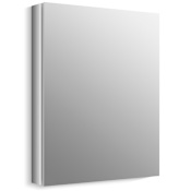 Kohler Verdera 24" x 30" Single Door Frameless Medicine Cabinet with Triple Mirror Design and Two-Way Adjustable Hinges N/A