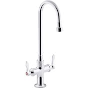 Kohler Triton Bowe 1.0 GPM Single Hole Bathroom Faucet with Vandal Resistant Aerator and Lever Handles Polished Chrome