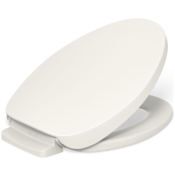 Kohler PureWarmth Elongated Toilet Seat and Lid with Soft Close, Quick Release, and Night Light Biscuit