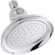 Kohler Bancroft 2.5 GPM Single Function Shower Head with Katalyst Air-induction Technology Chrome