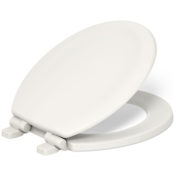 Kohler Stonewood Round Closed-Front Toilet Seat with Soft Close Biscuit