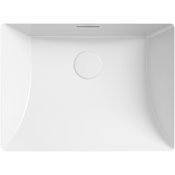 Kohler Brazn 21-5/16" Rectangular Vitreous China Undermount Bathroom Sink with Overflow White