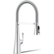 Kohler Graze Touch 1.5 GPM Single Hole Pre-rinse Kitchen Faucet Chrome