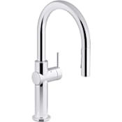 Kohler Crue Touchless 1.5 GPM Single Hole Pull Down Voice Activated Smart Kitchen Faucet - Includes Escutcheon Polished Chrome