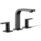 Kohler Parallel 1.0 GPM Widespread Bathroom Faucet with Pop-Up Drain Assembly Matte Black