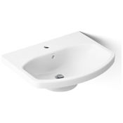 Kohler Cimarron 21" Pedestal Bathroom Sink with 1 Hole Drilled and Overflow White