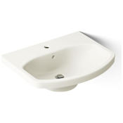 Kohler Cimarron 21" Pedestal Bathroom Sink with 1 Hole Drilled and Overflow Biscuit