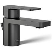 Kohler Parallel 1.2 GPM Single Hole Bathroom Faucet with Pop-Up Drain Assembly Matte Black