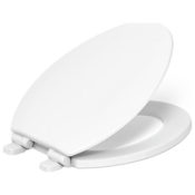 Kohler Triko Elongated Closed-Front Toilet Seat and Lid with Quiet-Close Technology White