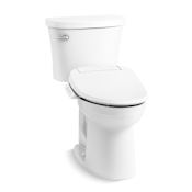 Kohler Kingston Complete Solution Two-Piece Comfort Height Elongated Toilet - Includes PureWash E525 Elongated Bidet Seat White
