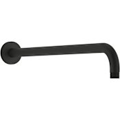 Kohler Statement 19" Wall Mounted Single Function Rainhead Arm and Flange Matte Black