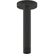 Kohler Statement 6" Ceiling Mounted Rainhead Arm and Flange Matte Black