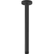 Kohler Statement 12" Ceiling Mounted Single Function Rainhead Arm and Flange Matte Black