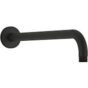 Kohler Statement 15-1/2" Wall Mounted Single Function Rainhead Arm and Flange Matte Black