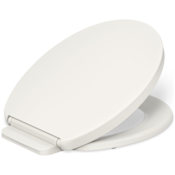 Kohler Impro Round Closed-Front ReadyLatch Quiet-Close Toilet Seat Biscuit
