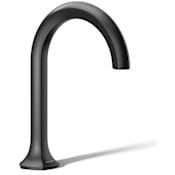 Kohler Occasion 1.2 GPM Widespread Bathroom Faucet with Pop-Up Drain Assembly - Less Handles Matte Black