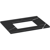 Kohler Silestone Quartz 31" Vanity Top with Rectangle Cutout
 ET Marquina